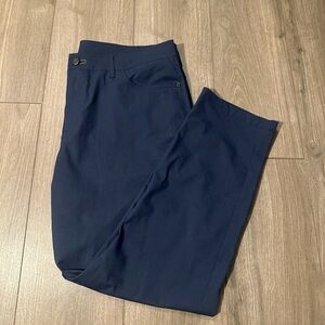 Public Rec Gamechanger Pants Men's 38x30 Navy Blue Nylon Stretch Active Chino